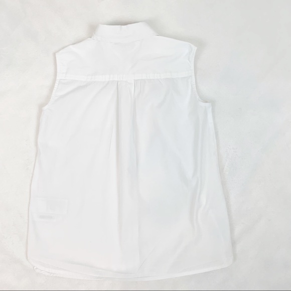 Tommy Hilfiger girls sleeveless button up shirt - Picture 7 of 8
